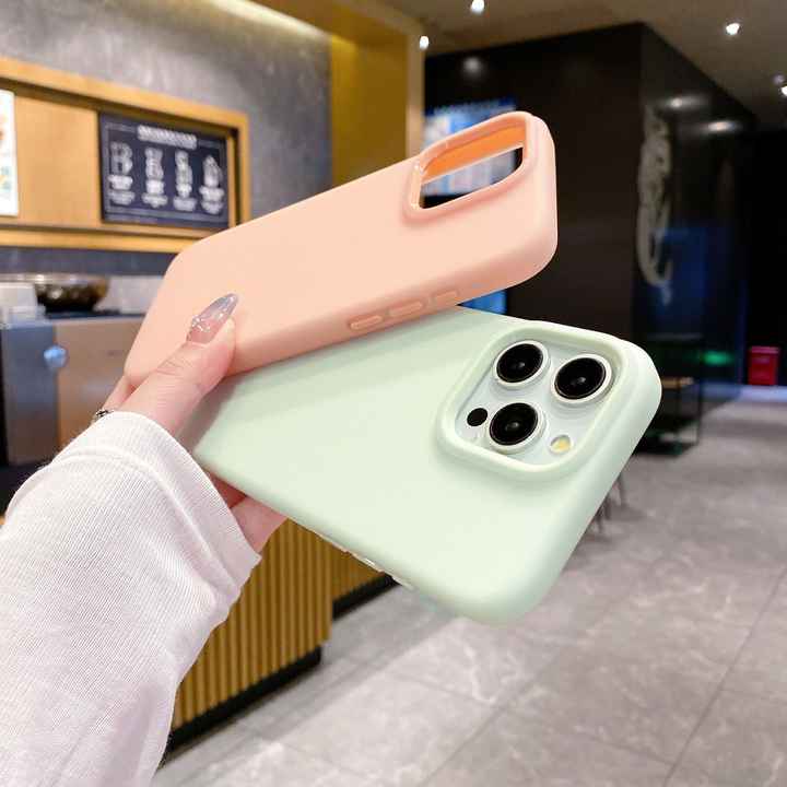 Food Grade Injection Candy Cute Color Liquid Silicone Case for iPhone X 11 12 13 14 15 16 Pro Max 