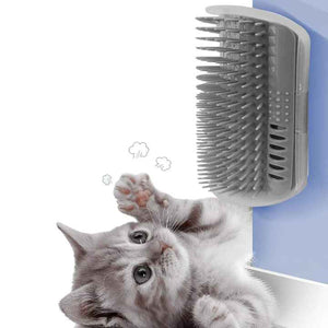 Soft Corner Wall Scratcher Toy Cat Self Grooming 