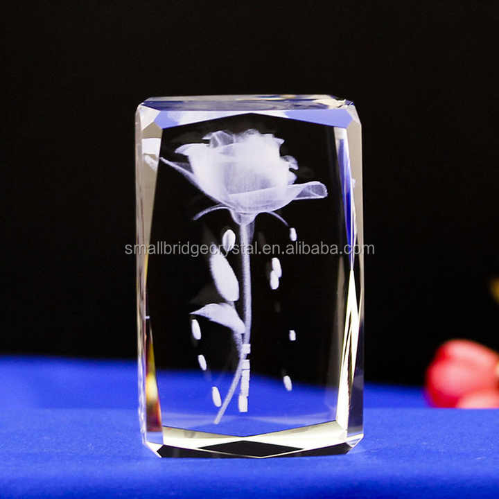 Wholesale Rose Flowers Souvenir 3D Laser. 