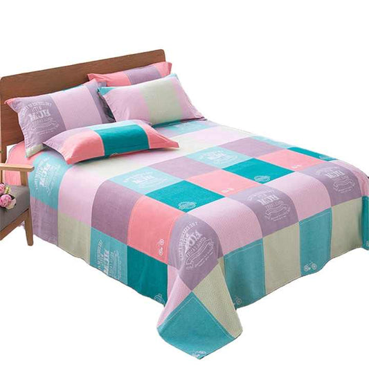 مخطط صفائح تتضمن شكل مربعات + المخدة . Sheets Chart Includes Square Shape + Pillowcase 3-Piece