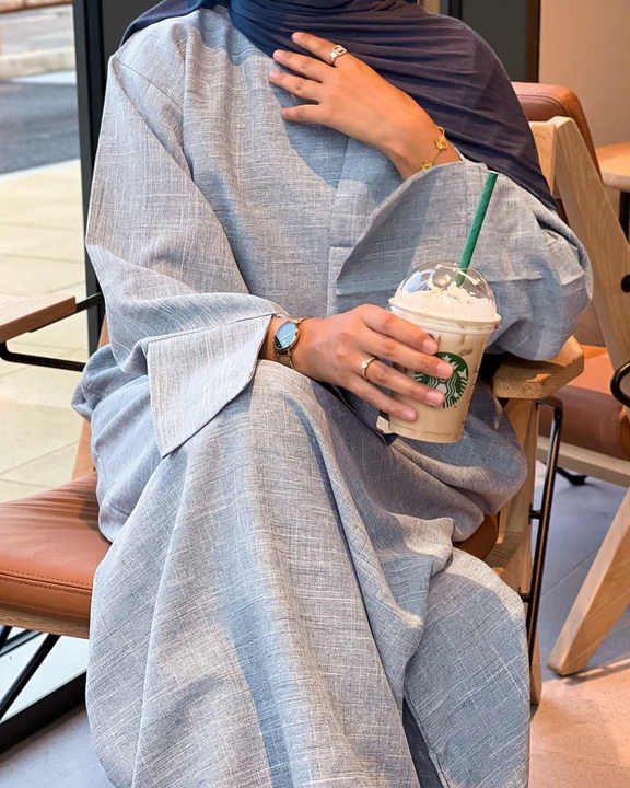 عباية ملونة تركية