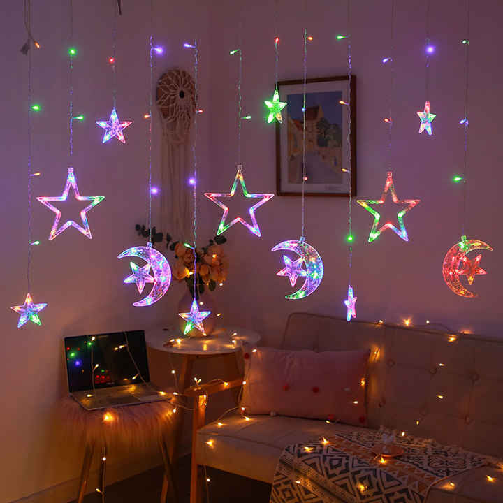 Ramadan moon star lamp 