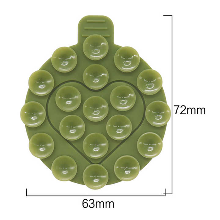 Double-sided circular suction silicone 