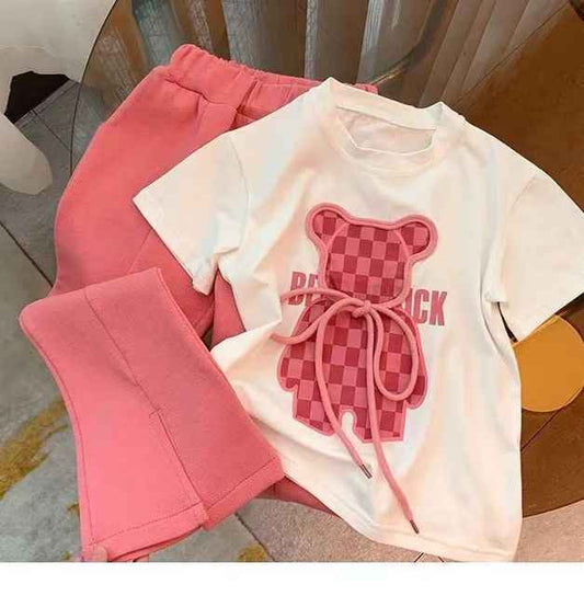جديد أنيق صيفي للأطفال طقم ملابس للفتيات New Stylish Summer Kids Girls