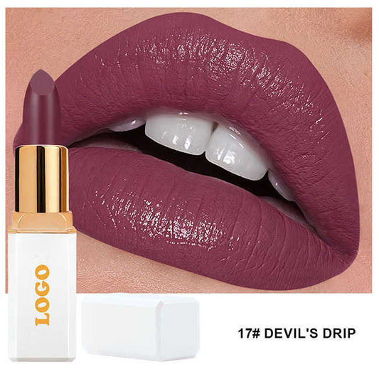 مرطب شفاه عصري مقاوم للماء يدوم طويلاً ومرطب صلب مرآة لا يلتصق أحمر شفاه لامع ناعم Fashionable Waterproof Long-lasting Moisturizing Solid Lip Balm Mirror Non-stick Smooth Glossy Lipstick