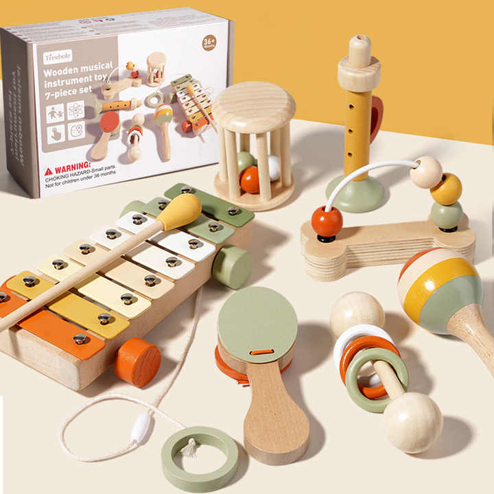 منتج جديد CE-لعبة خشخيشة خشبية مونتيسوري . New Product CE - Multifunctional Montessori Wooden