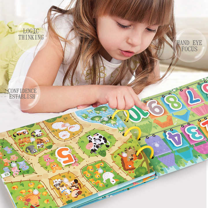 Educational games quiet book 
