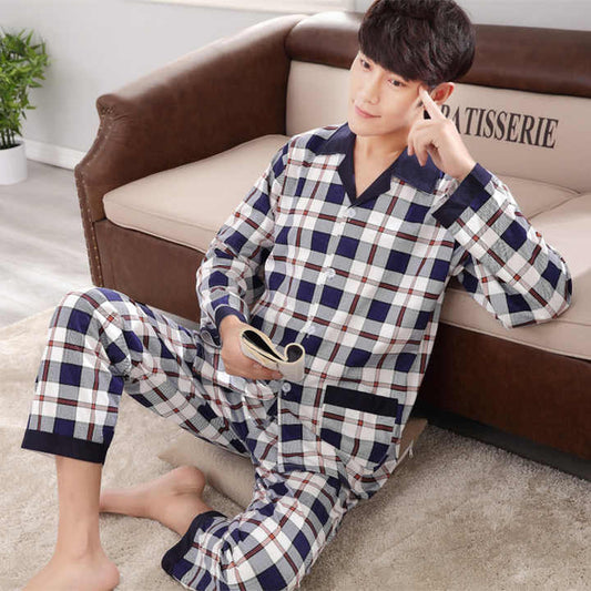 Winter long-sleeved pajamas, home clothes, sets 