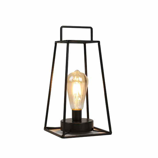مصباح ليلي مربع صغير حديث بسيط على شكل . Modern simple small square night lamp iron study table