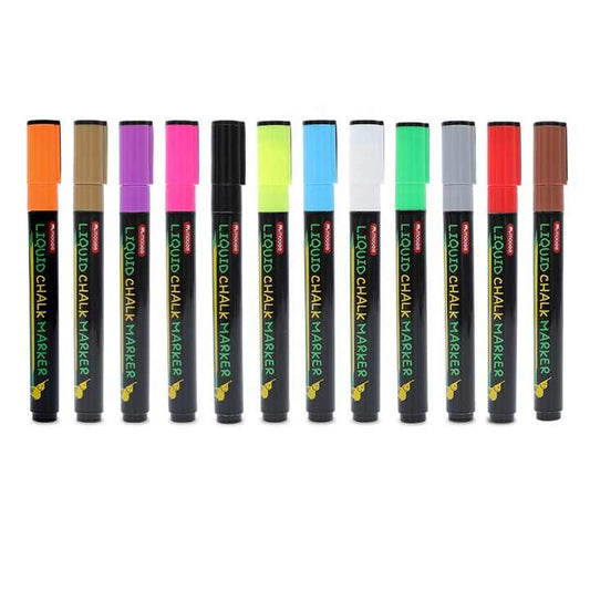 Marker Pen for Glass Non-toxic Window-جموعة أقلام تحديد