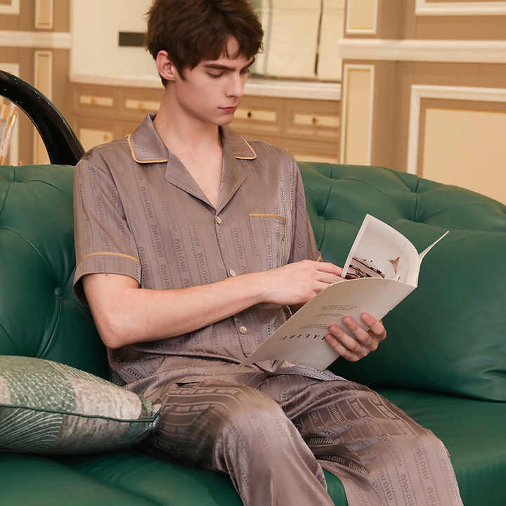 Men's Summer Pajama Set Big Sale Soft 