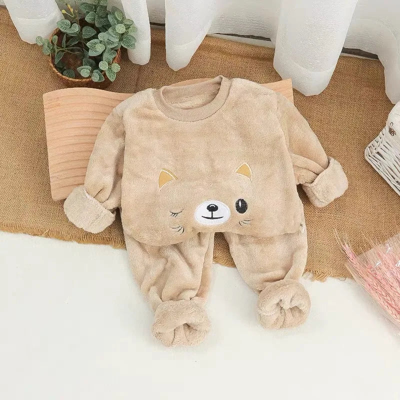 Winter Baby Boys Girls Pajamas - بيجامات شتوية للأولاد والبنات