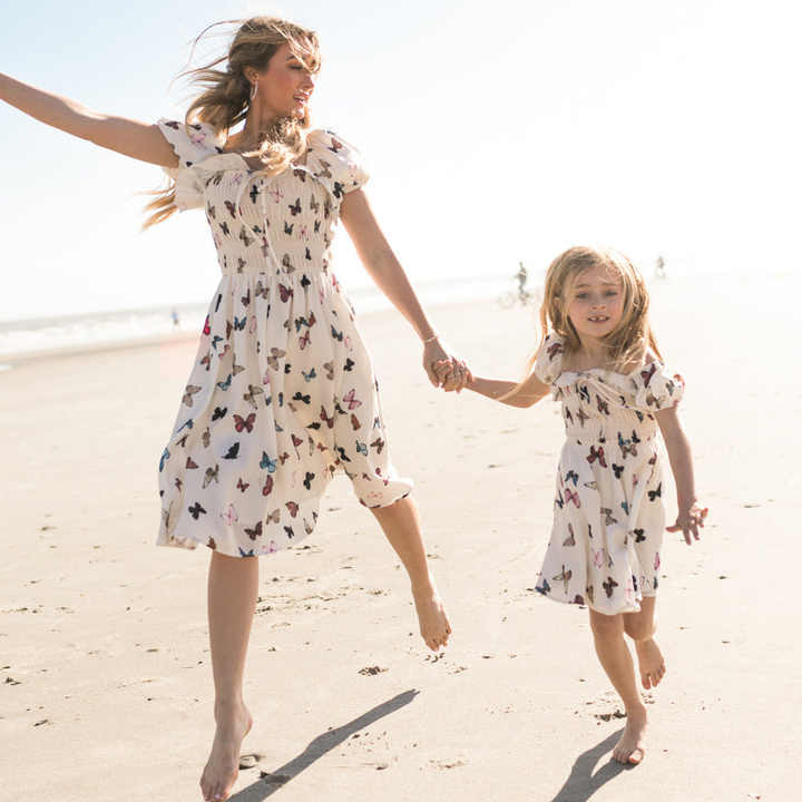 فستان طويل للأم والأبنة  Dress Mommy and Me