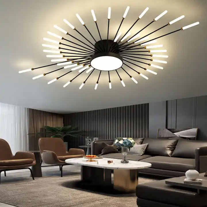 living room lighting fireworks 