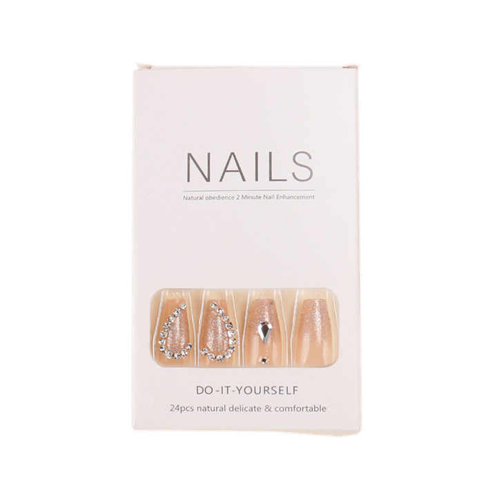 New Fashion Christmas Acrylic Press-On Nails 