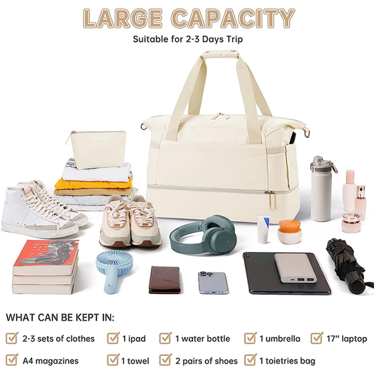 حقيبة كتف للسفر واللياقة البدنية