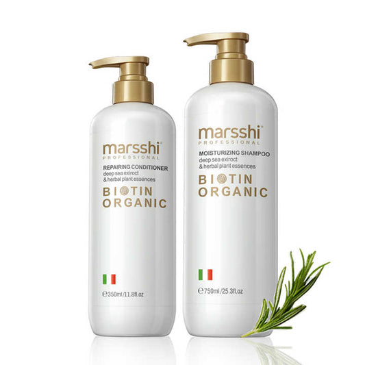 Private Label Organic Biotin Hair Growth-مجموعة شامبو