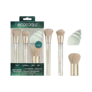 Eco-friendly makeup brush set