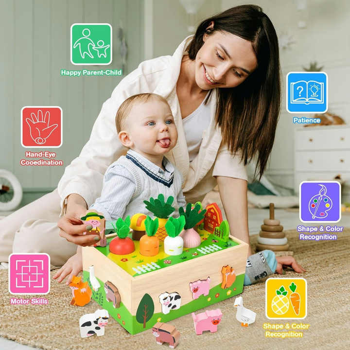 متعددة الوظائف خشبية طفل التعليم المبكر . Multifunctional Wooden Baby Early