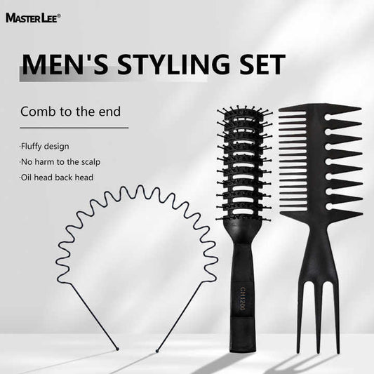 Black Hair Styling Set-barber Hair-مجموعة تصفيف الشعر