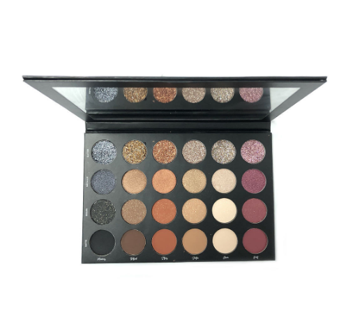 Palette Eyeshadow Pans Low Moq Eyeshadow لوحة ظلال العيون المعدنية - أحواض ظلال العيون