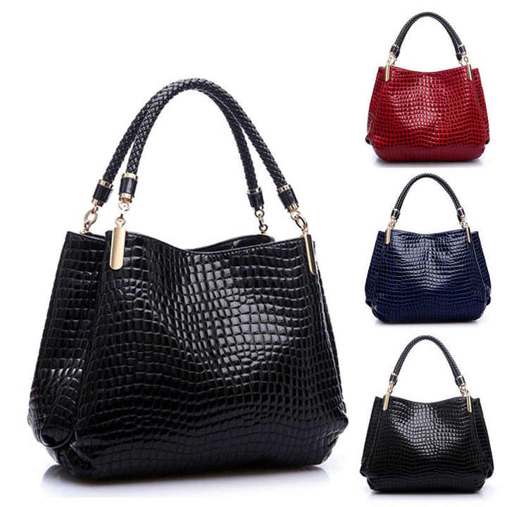 Luxury handbags made of high-quality PU leather for women