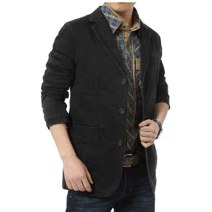 Men's cotton T-shirt with sleeves 