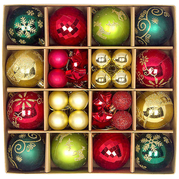 A piece of Christmas tree ornament 