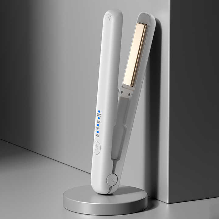 مكواة فرد وتجعيد الشعر - Cordless Hair Straightener and Curler