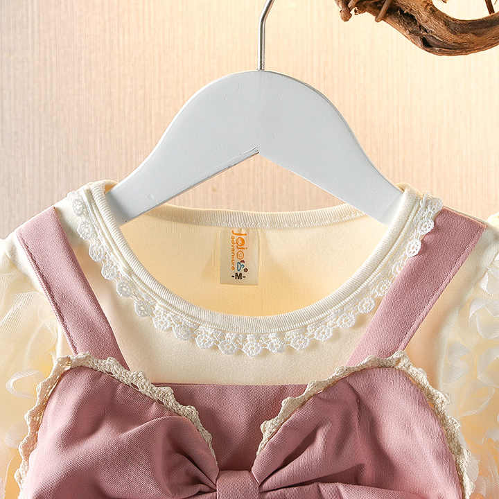 الصيف والخريف فستان بناتي جديد طفلة اللباس الأطفال تنورة الأميرة طفل الملابس Summer and autumn new girls dress baby girl dress children princess skirt toddler clothes