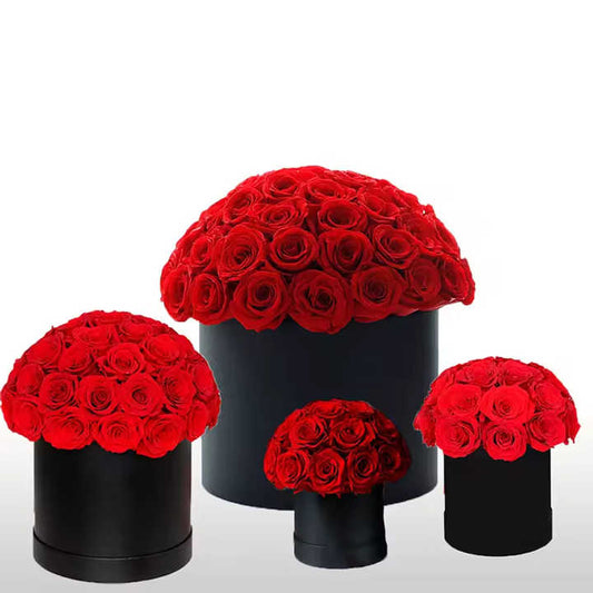 Preserved Flowers Eternal Preserved Rose in Box-  هدية عيد الحب وعيد الميلاد