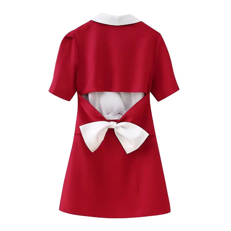Women's dress with bow