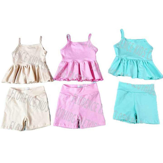 مجموعة ملابس الفتيات الصغيرات الصغيرات غير الرسمية من سن 4 إلى 12 سنة Little Girls Casual Clothing Set Ages 4-12
