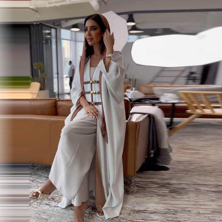 Colorful Arabic Abaya 