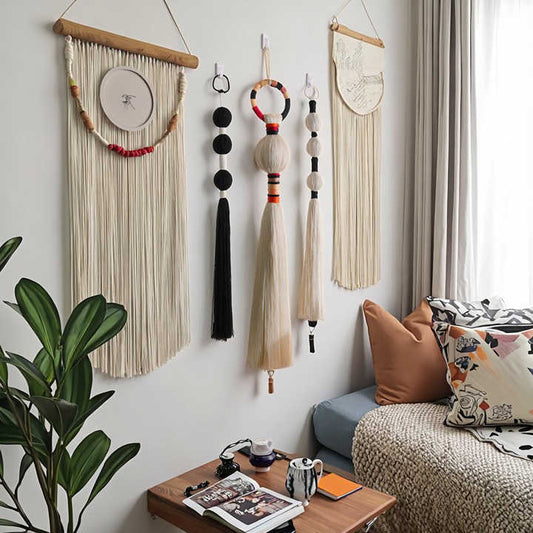 ديكور منزلي من حبل قطني طبيعي - Natural cotton home decor