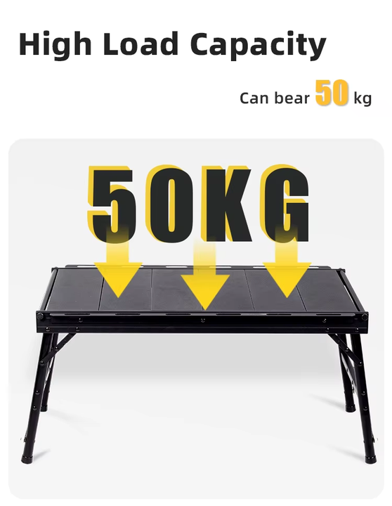 IGT Portable Folding Table with Aluminum Alloy Frame in 