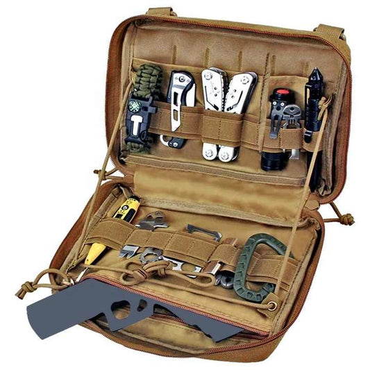 Tactical Molle Medical Bag EDC EMT Hiking Bag Map 