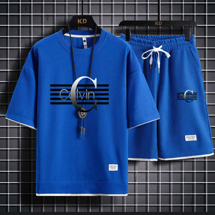 Men's 2 Piece T-Shirt Plus Size 5 