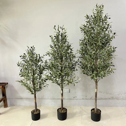 New Design Olive Tree Tree Faked Faux Olive Tree Plant for Home Office 