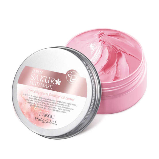Mask Cherry 80g Cleansing Mud Mask to Refine قناع الطين ساكورا بالكرز