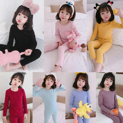 Children's cotton pajamas 
