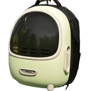 Modern Portable Brown Pet Walking Bag Breathable 