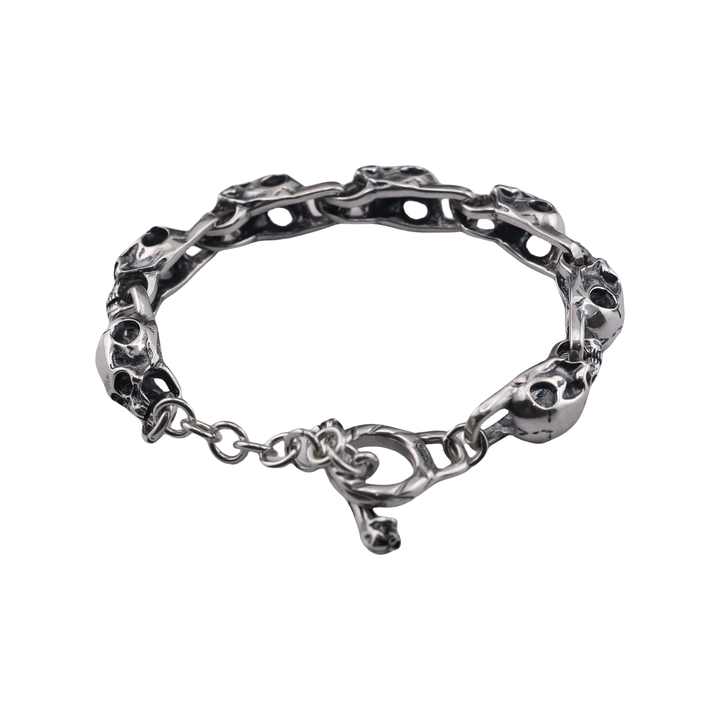 Fashion Thai Silver Bracelet Hip Hop Design 
