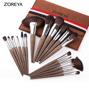 مجموعة فرش مكياج زوريا 18