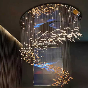 glass crystal chandelier 