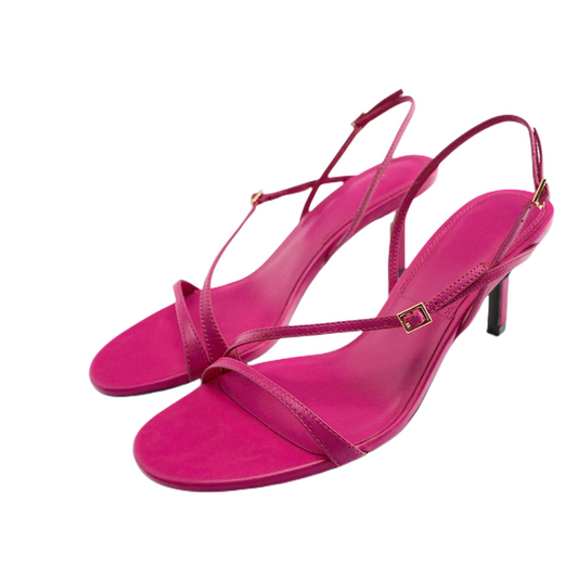 Sexy women's heels with narrow straps 