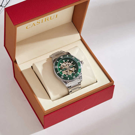 Luxury Men's Automatic Mechanical Stainless Steel Watch 