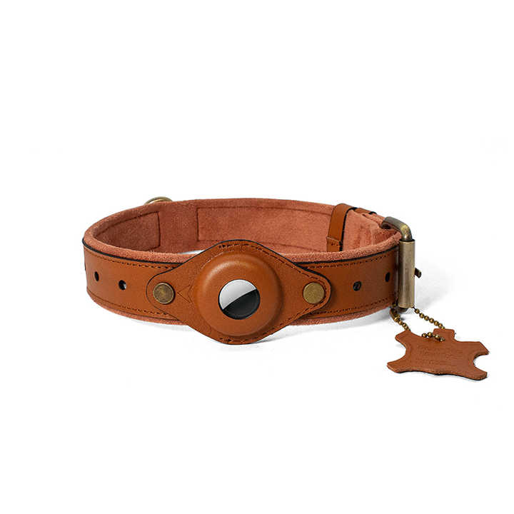 Wide Adjustable Genuine Leather Dog Harness - Pet Accessories 