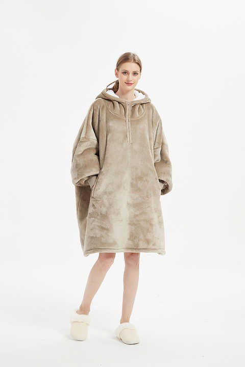 Large Size Hoodie Wool