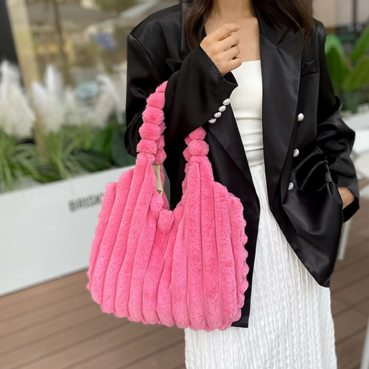 Simple and soft autumn handbag